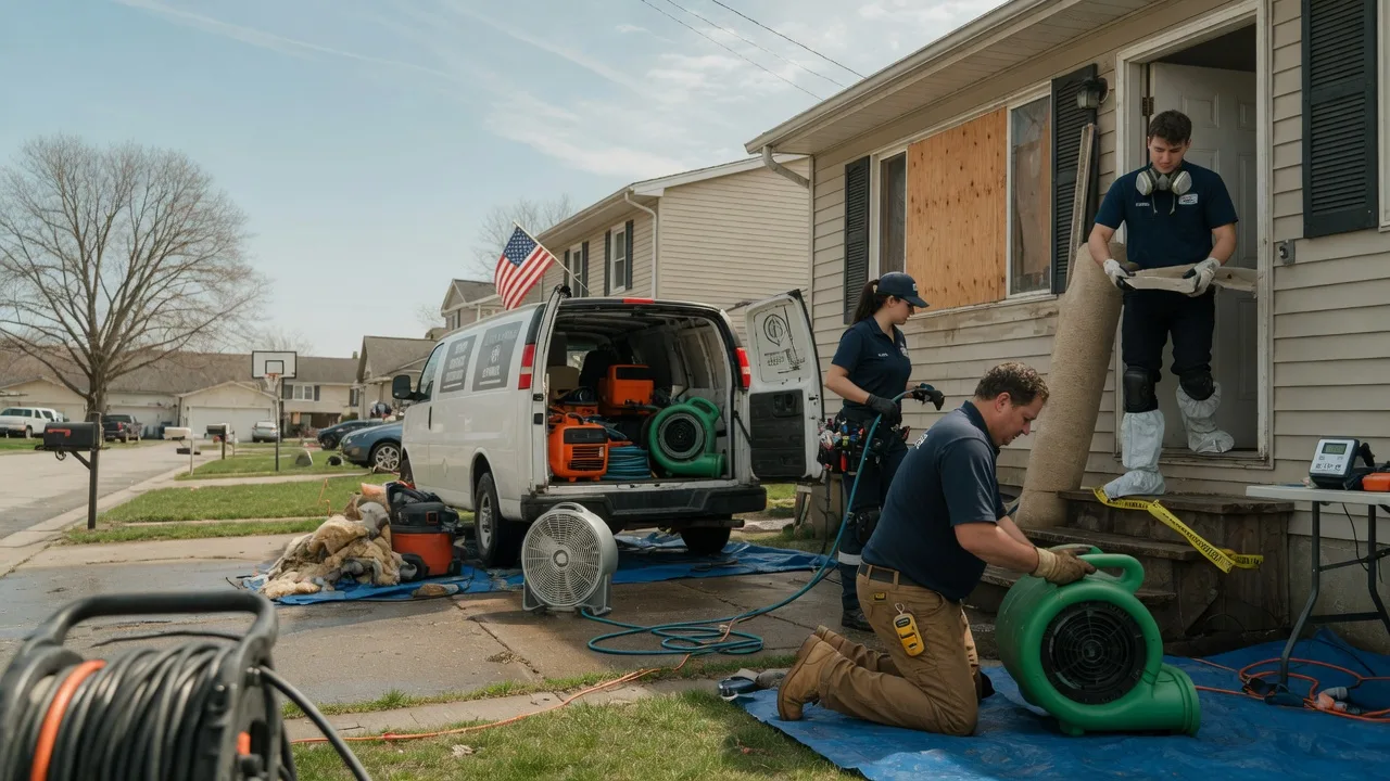 Water Damage Restoration in Tussy, OK near me